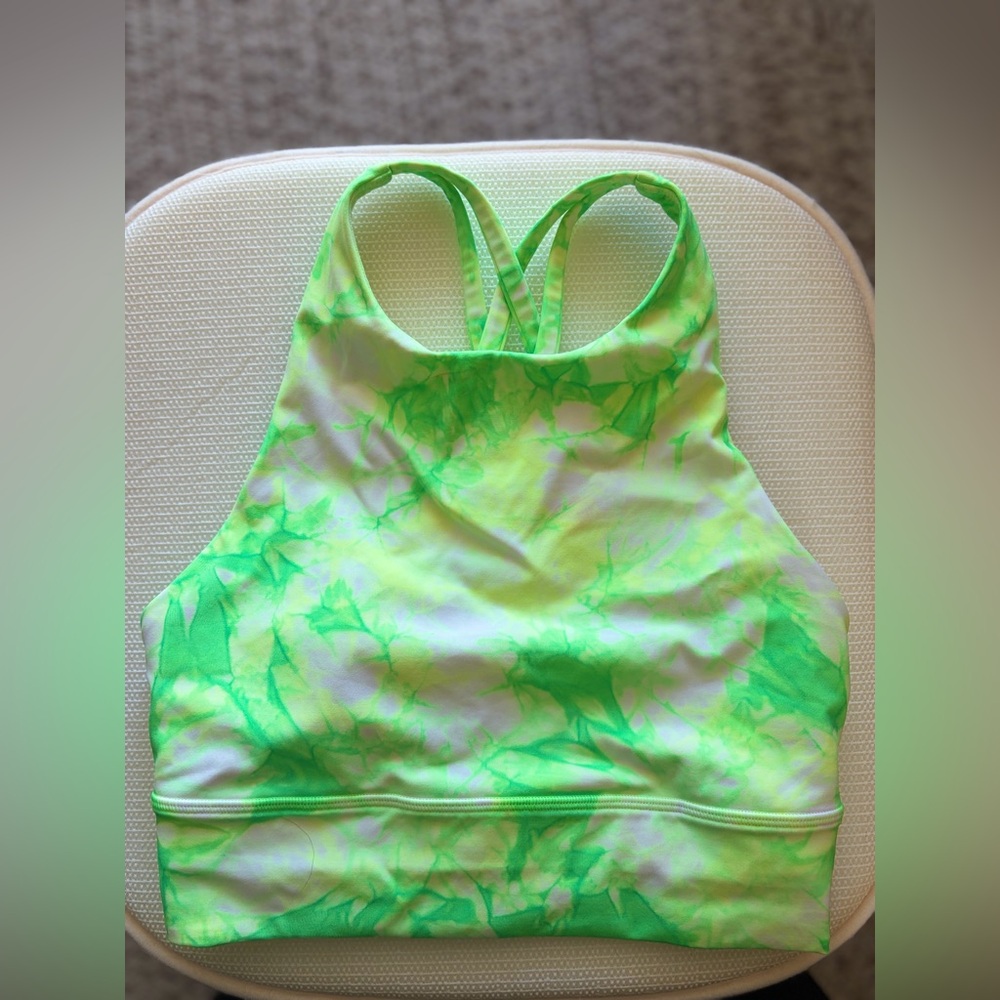 Lululemon Athletica Light Green Sports Bra